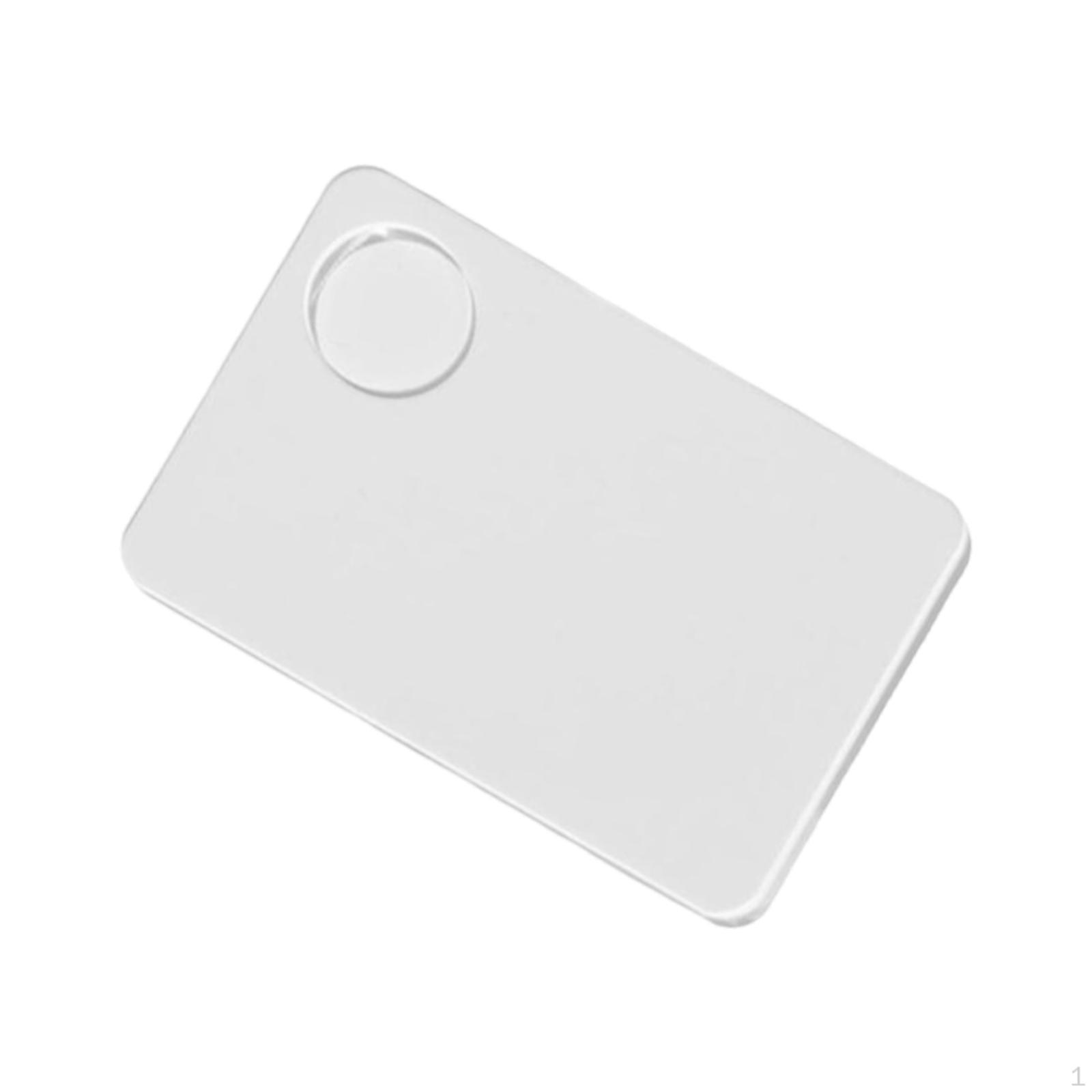 

Палитра для смешивания цветов для макияжа губ, гладкая косметическая палитра для тональной основы Rectangle 10cmx15cm