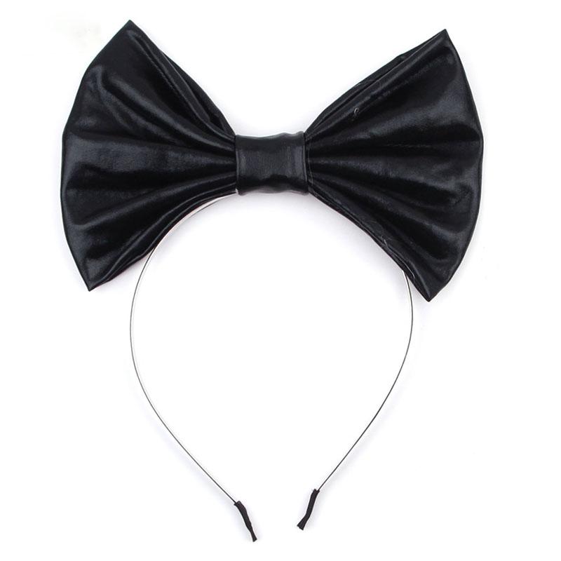 Mode Meerjungfrau Disney Stirnband Kind Sommer 7'' Schleife Metallic Große Schleife Stirnband Kopfschmuck Mädchen Festival Party DIY Haaraccessoires