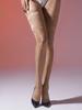 Sexy 1D Thin Stocking Lace Oil Shiny Glossy Dot Printing Fashion Above Knee Stocking Woman Lingeries Patchwork Tights Leg Shaper