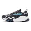 Li-Ning נעלי ריצה נמוכות קלות משקל בולם זעזועים מונעות החלקה עמידות בשחיקה נעלי ספורט לגברים שחור לבן כחול AGCR229-1