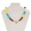 Colorful Acrylic Bead Necklace Trendy Accessory for Casual Party Stylish Outfits