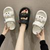 Sandals Female Summer Thickened Soft Bottom Non-slip Anti-odor Dual-use Sandals Cute Students Home Shoes