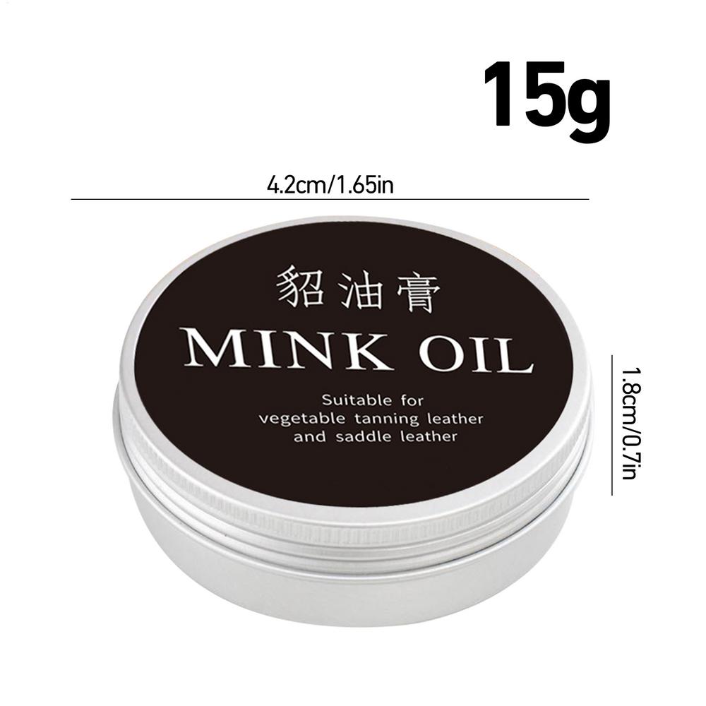 

Кондиционер для кожи с маслом норки, водостойкий кондиционер для кожаных ботинок, седельное масло, смягчитель для ухода за кожей, для мебели, автомобильных интерьеров 15g