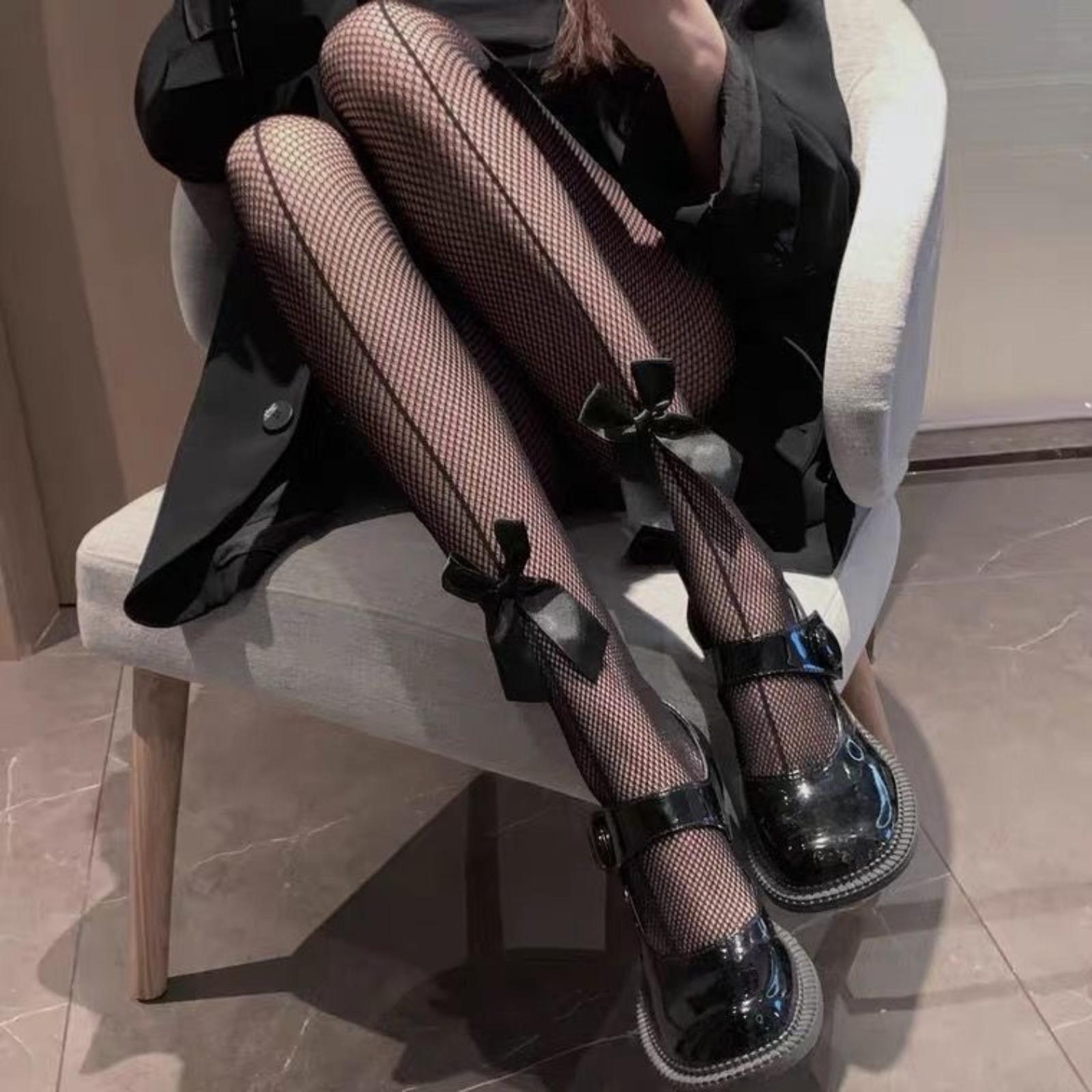 Fishnet Stockings, Black Stockings, Women s And Winter Sexy Black Pantyhose One Size