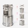 Windproof Stove Pot Set For Easy Operation And Durability High Temperature Resistant Stainless Steel