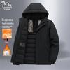 EASTERN CAMEL Men's Winter Hooded Padded Jacket