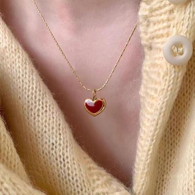 Fashion Charm Heart Necklace For Women Ladies