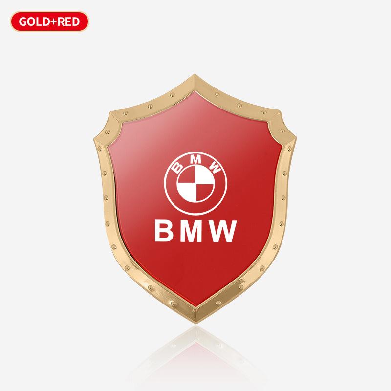 ZFAL7 3D Decal Motorcycle Sticker Stainless Steel Car Creative Styling Decoration Sticker For BMW M F10 F20 E92 E93 X1 E43 E53 E63 E84