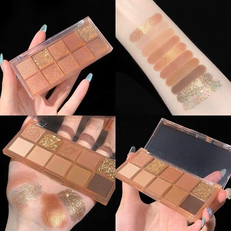 9/12/15/18/20/25 Colors Matte Glitter Eyeshadow Pallete Eyeshadow Pigment Diamond Shimmer Nude Shiny Makeup Eye Glitter