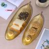 M-Nordic Style Leaf Fruit Plate Creative Storage Tray For Living Room Snack Candy Fruit Plate Home Table Decoration Accessory