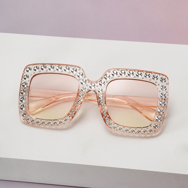 Luxury Square Sunglasses for Kids Boys Girls Diamond Rhinestone Brand Designer Glitter Sun Glasses UV400 Shades Children Eyewear