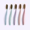 5Pcs Curved Handle Soft Hair Toothbrushes Deep Cleaning Adults Oral Care  Home Travel Hotel