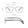 Ultralight Plate Myopia Glasses Frame For Men Anti-blue Light Internet Celebrity Polygonal Retro Frame For Women Myopia Glasses