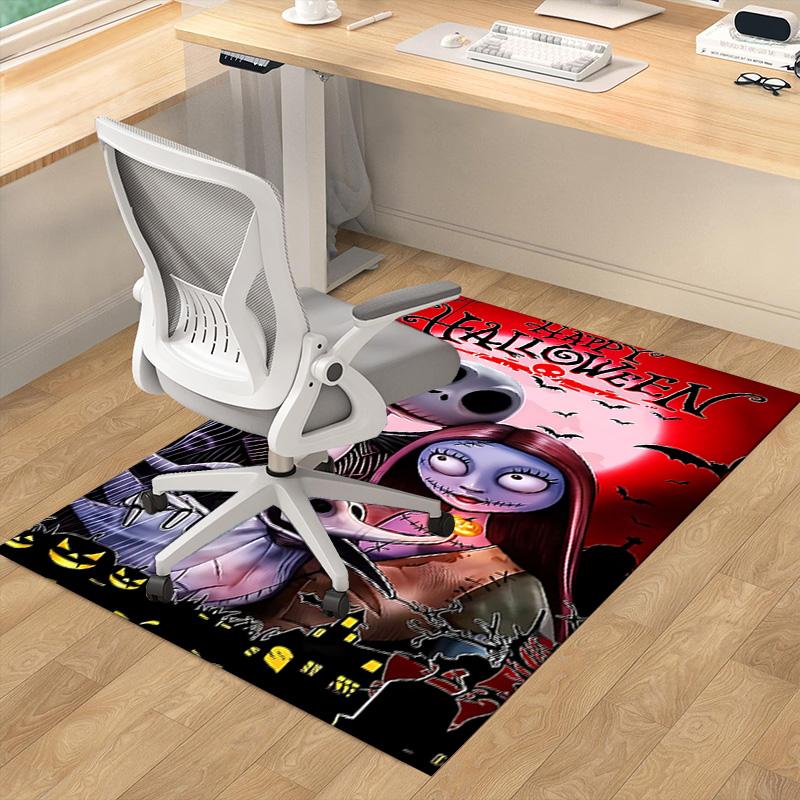 Nightmare Before Christmas Carpet For Playroom Bedroom Living Room Sofa Home Decorkids Game Area Rug Nonslip Floor Mat