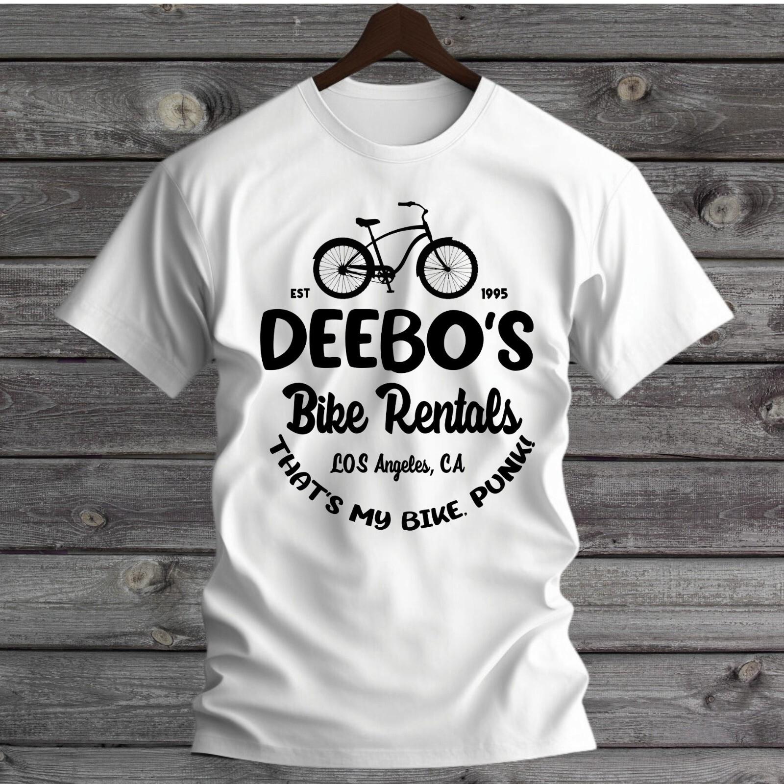 DEEBO S Bike Rentals That s My Bike Punk T-Shirt White S-3XL L