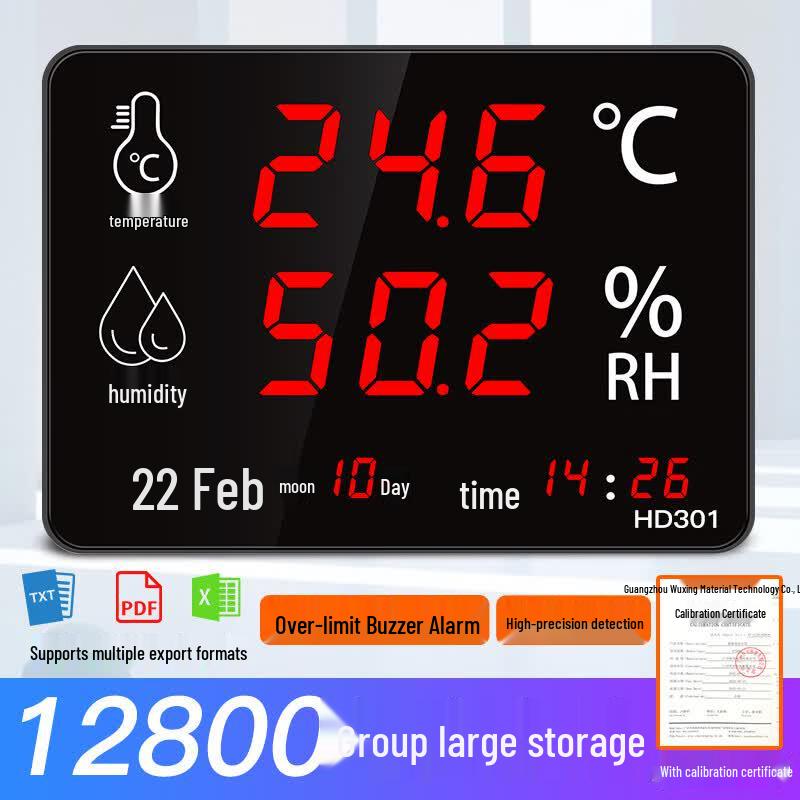 AOWISING HD301 Digital Temperature and Humidity Data Logger