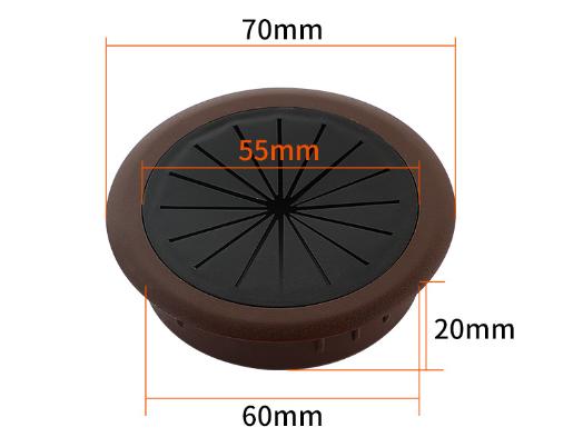 Desk Cord Grommet Wire Hole Cover Flexible Outlet Dust Plug Wire Tidy Rubber Gasket In Desk Table For Home Office Computer