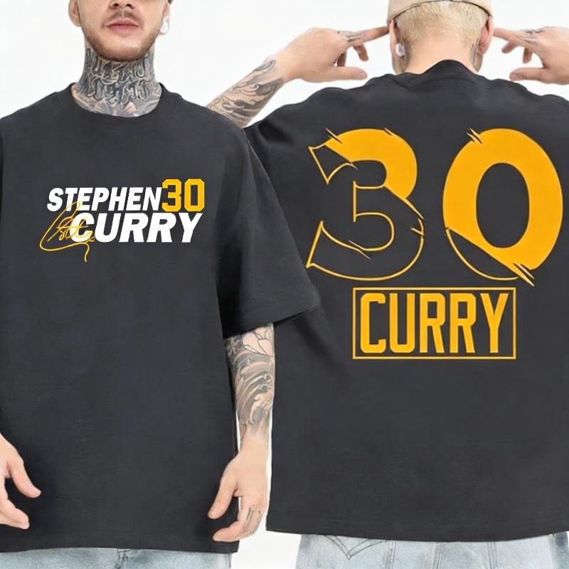 2026 Mens Spring and Autumn New Style Curry Basketball Hat Golden State Stadium Warriors Stephen Tshirts for Men Mens Clothing