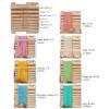 Wood Knitting Yarn Gauge Ruler Wool Carders Knitting Gauge Knitting Ruler Tool Set for Measuring Knitting Crocheting