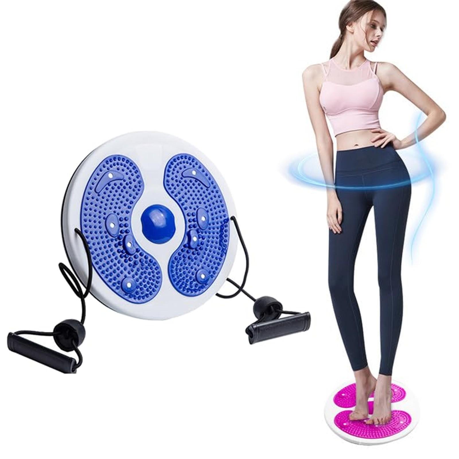 

Диск для талии со шнурком и массажем ног - Waist Machine Twister One Size синий