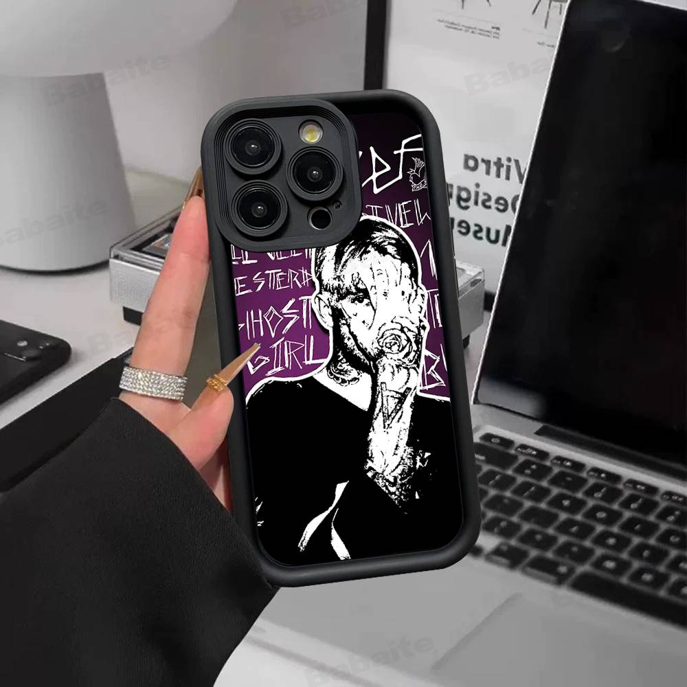 Sänger Rapper L-Lil Peep Handyhülle Für IPhone 17 16 E 15 14 13 12 11 Pro Max Plus Rückseite