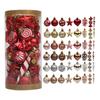 31Pcs Christmas Celebration Baubles Tree Decorations Colorful Shatterproof Baubles Stylish Festives Home Embellishment