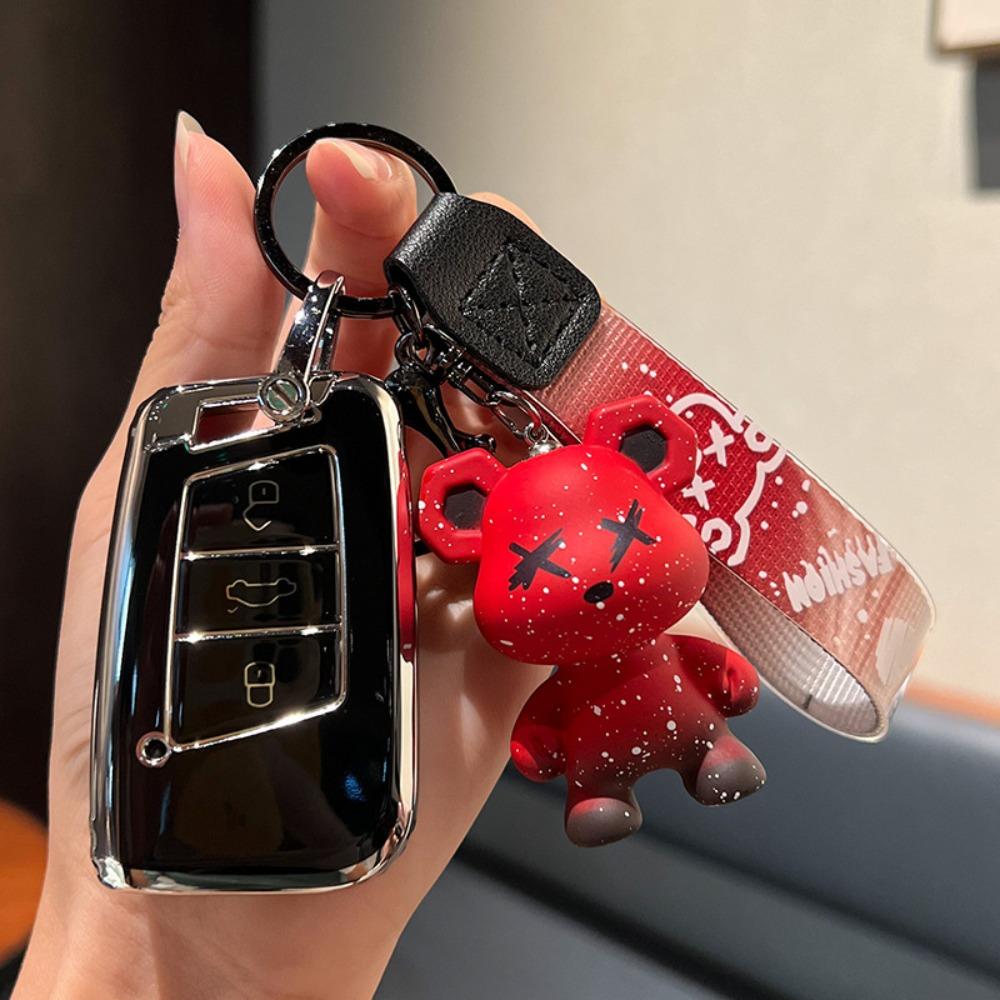 Durable for VW Key Holder for Golf Polo Passat Tiguan Lavida Bora Sagitar Troc Tuyue Lamando Protective Cover