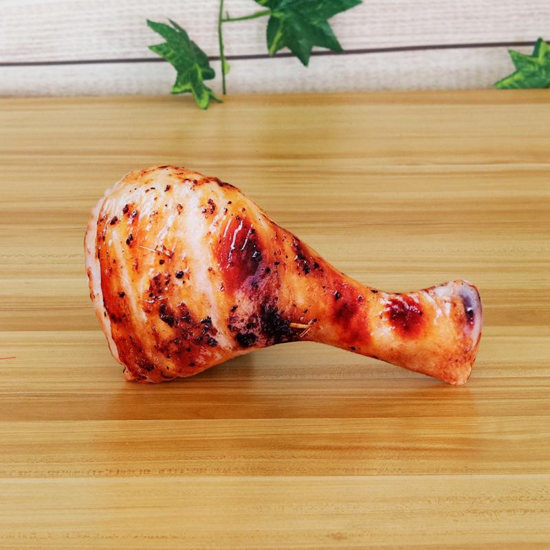18CM Small Simulation Chicken Leg Plush Toy Lifelike Chick Wing Drumstick Fried Food Pillow Cushion Birthday Gift