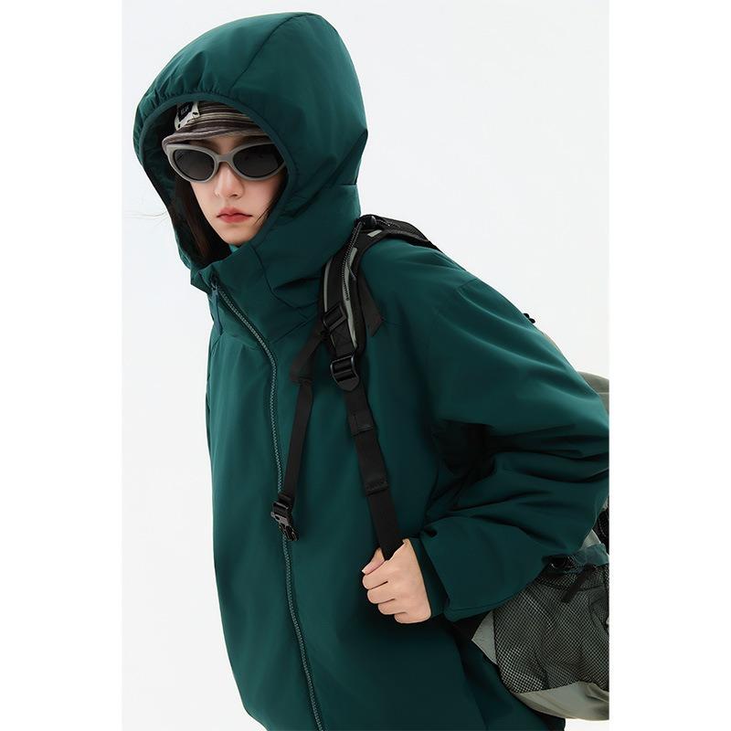 

Printable OO outdoor lightweight cotton-padded clothes men s and women s winter loose hooded cotton-padded clothes couple s jackets 3XL