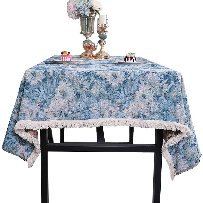 American Table Flag High-End Coffee Table Decorative Cloth Nordic Tablecloth Towel Long Bed Tail Flag New Dining Table Fabric