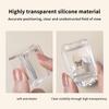 Transparent Rectangle Nail Art Stamper With Scraper Silicone Head Transfer Tool Fast Clear Jelly French Stamping Manicure