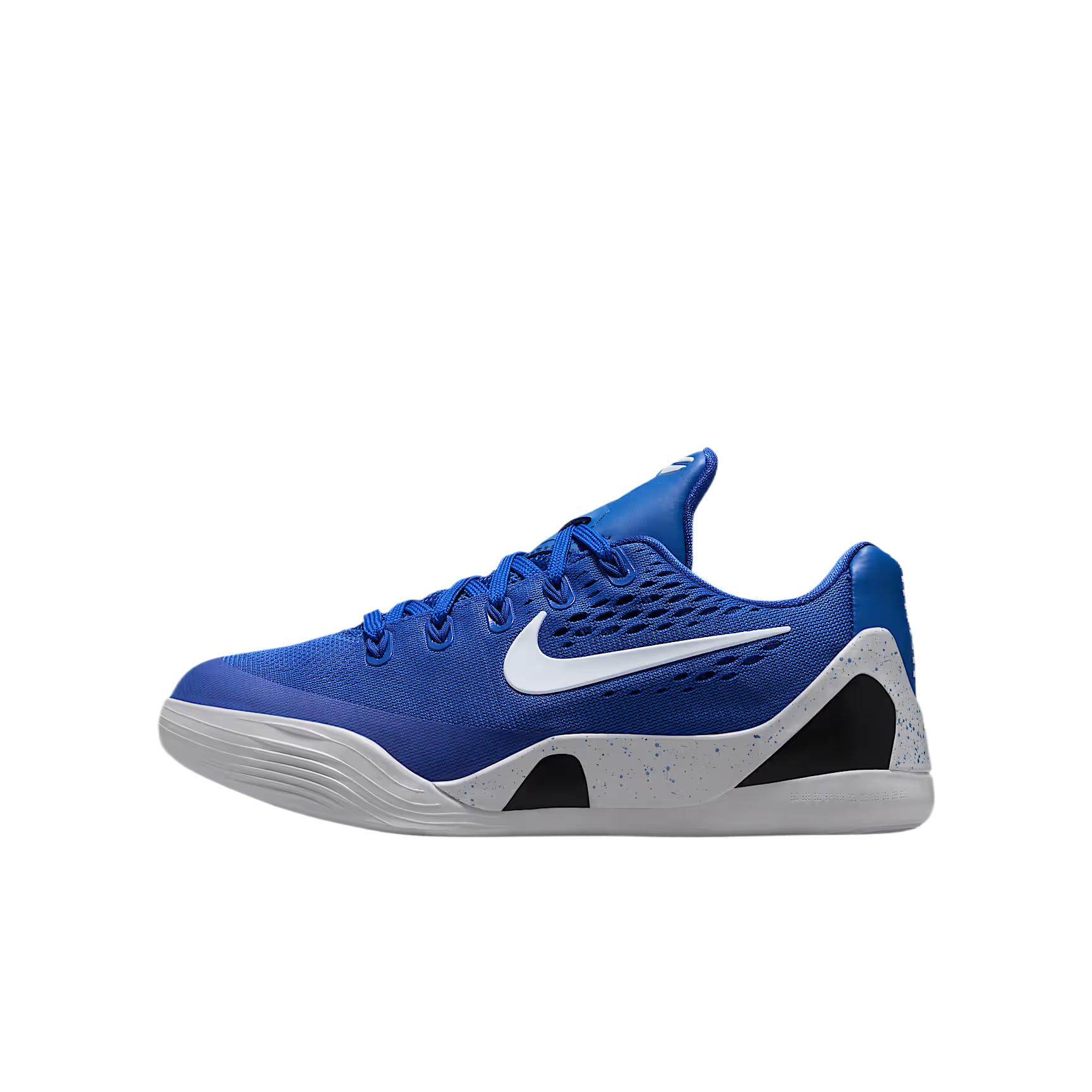 

New Nike Kobe 9 Children s Basketball Shoes Blue White Teenagers FV3607-400 39