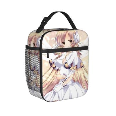 Puella Magi Madoka Magica Insulated Lunch Bag Cooler Bag Meal Container Tomoe Mami Tote Lunch Box for Men Women School  Outdoor