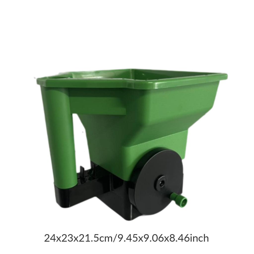 Handheld Seed Spreader Fertilizer Spreader Dispenser Adjustable Portable Garden Planter Tool Lawn Seed Spreader Yard Fertilizer