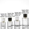 Elegant Refillable Transparent Perfume Bottle with Press-Top for Home Cosmetics