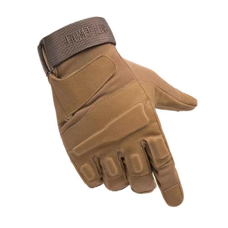 Black Hawk Tactical Gloves Half Finger Wear-resistant Shock Absorber Motorcycle Riding Open Finger Gloves Men's Locomotive Non-Slip Camping Outdoor