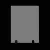 Frosted Acrylic Divider Panel 24x18 Inch - 2 Pack, Clamp-On Office Privacy Screen, Non-Glare Desk Partition, Workspace Separator