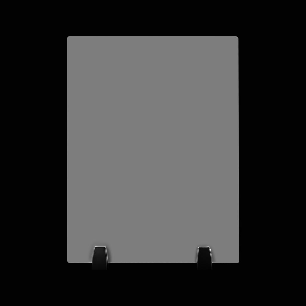 Frosted Acrylic Divider Panel 24x18 Inch - 2 Pack, Clamp-On Office Privacy Screen, Non-Glare Desk Partition, Workspace Separator