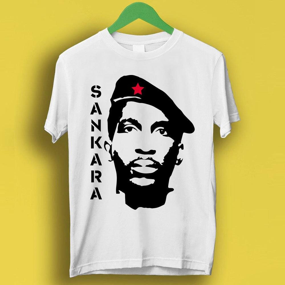Thomas Sankara Lumumba Marxist Burkina Faso Design Retro Gift Cool Men Women Top Tee T Shirt L