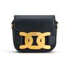 Tods Borsa a Tracolla Mini Kate con Logo Metallico Chiusura Magnetica con Patta Tracolla Regolabile Pelle Liscia Donna Nera XBWAOYJ0100RORB999