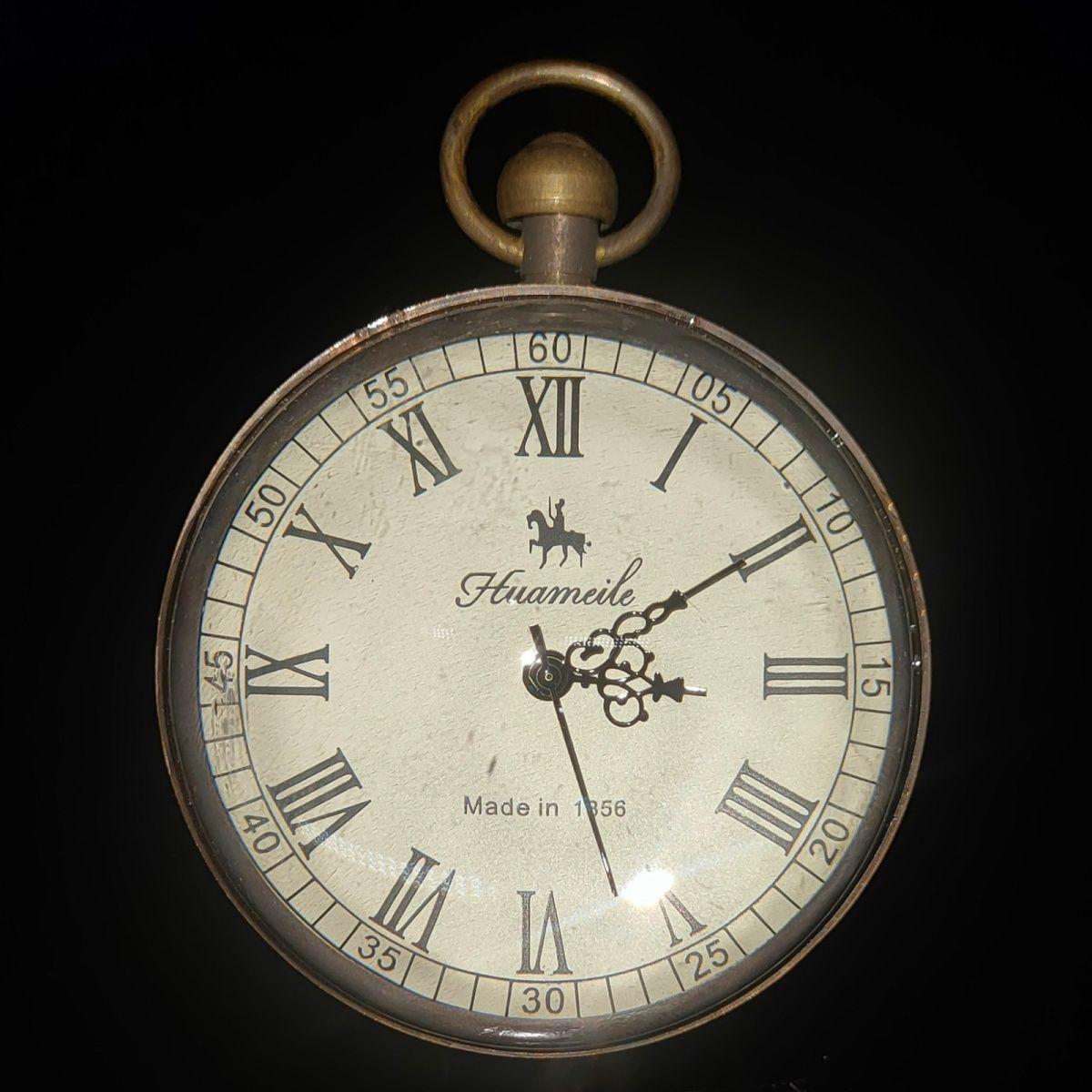 

Ретро Часы 5см Латунь Стеклянный Шар Механические Древнеримские Настольные Украшения Орнаменты