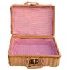TOMMYFIELD Picnic Lunch Basket with Gift Box Basket, Lid, Wicker-Style (Basket) [Product]