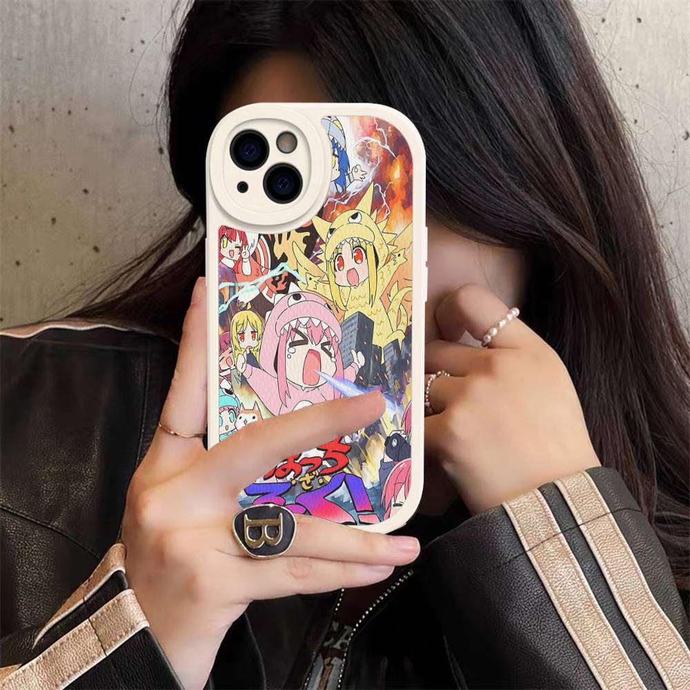 Singer B-Bocchi The Rock Leather Phone Case For IPhone 16 14 15 Pro Plus 13 12 11 Pro Max Silicone Cover