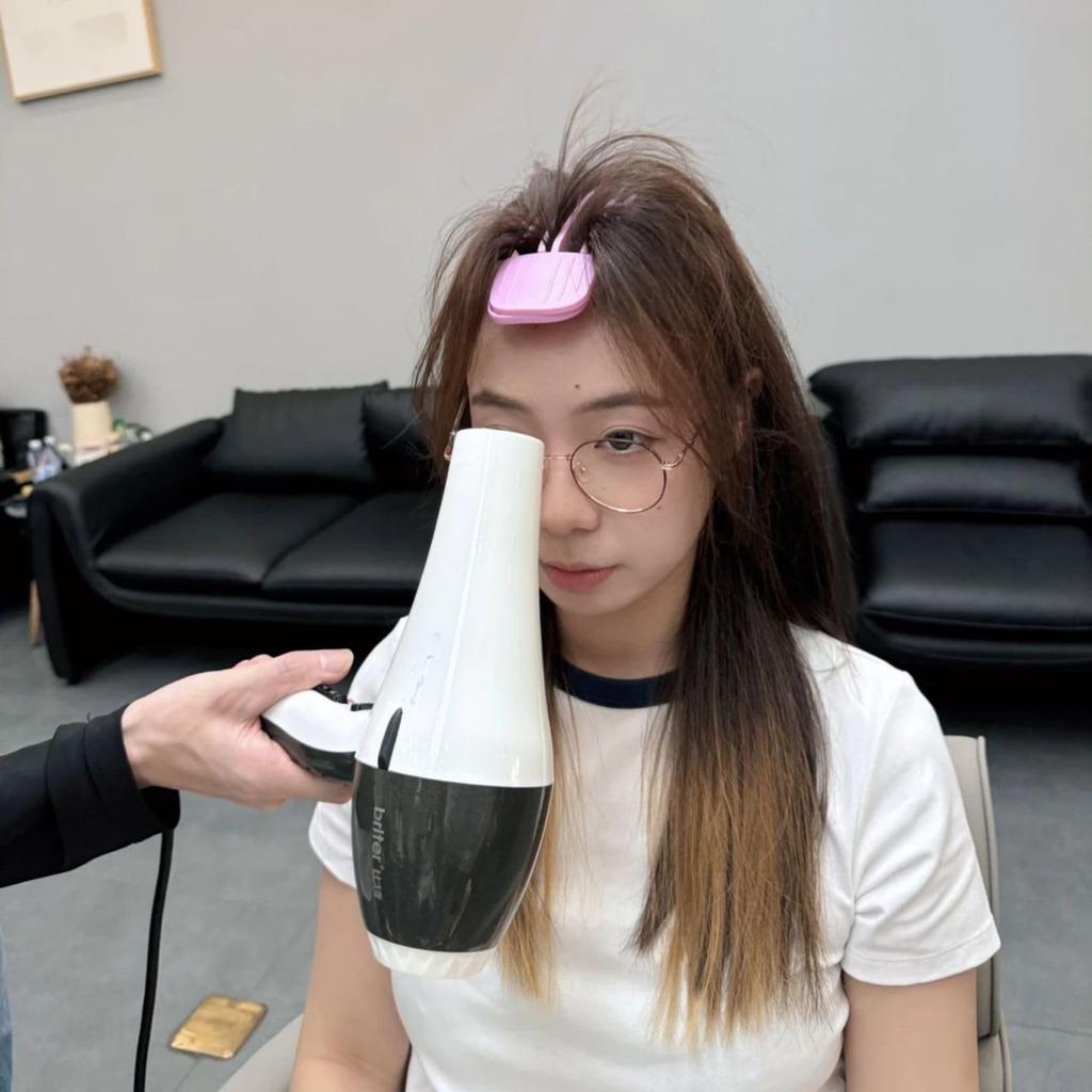 HEHW Ansatz-Anhebungsklammer, Pony-Anhebungsklammer, Ansatzkamm, Styling-Kamm, flauschiger Pony, Lockenwickler aus Kunststoff, Styling der Haarwurzeln mit Haartrockner, praktisch