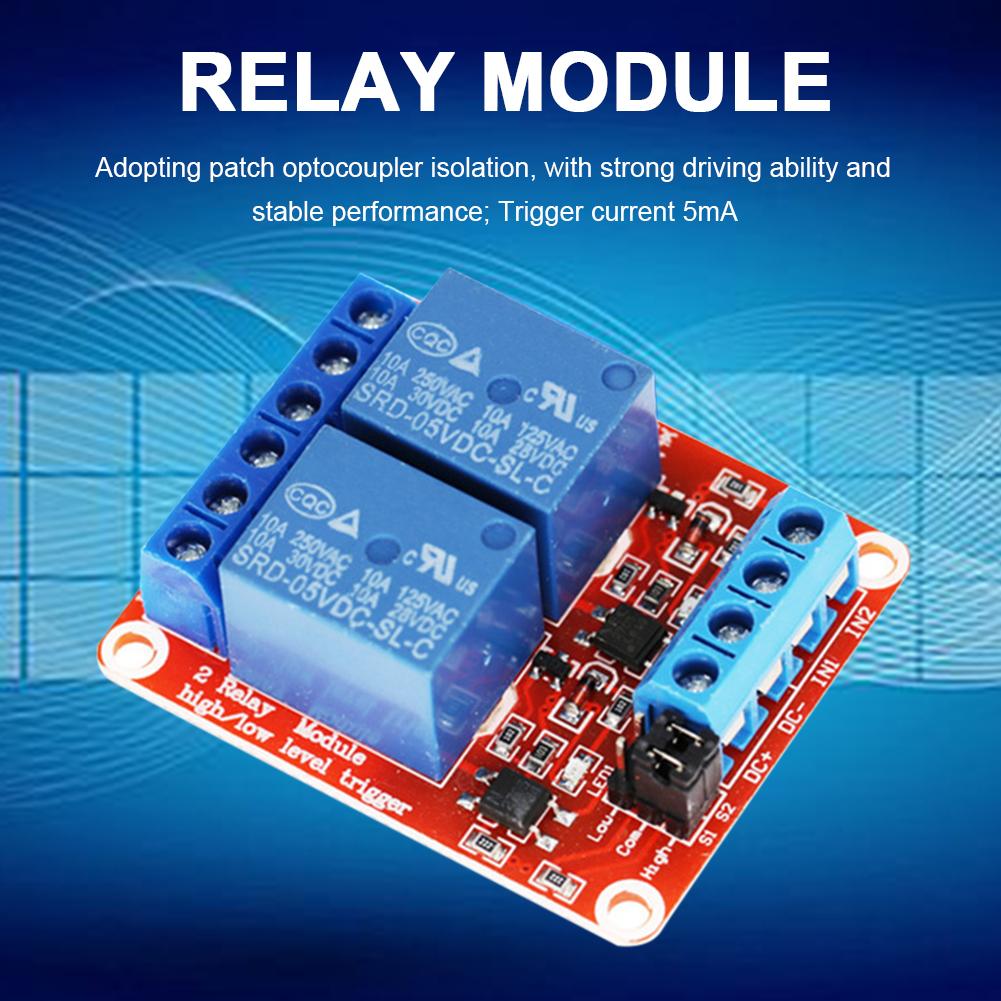 1/2/4/8 Channel Relay Switch Module Indicator Light 5V 12V 24V for Arduino