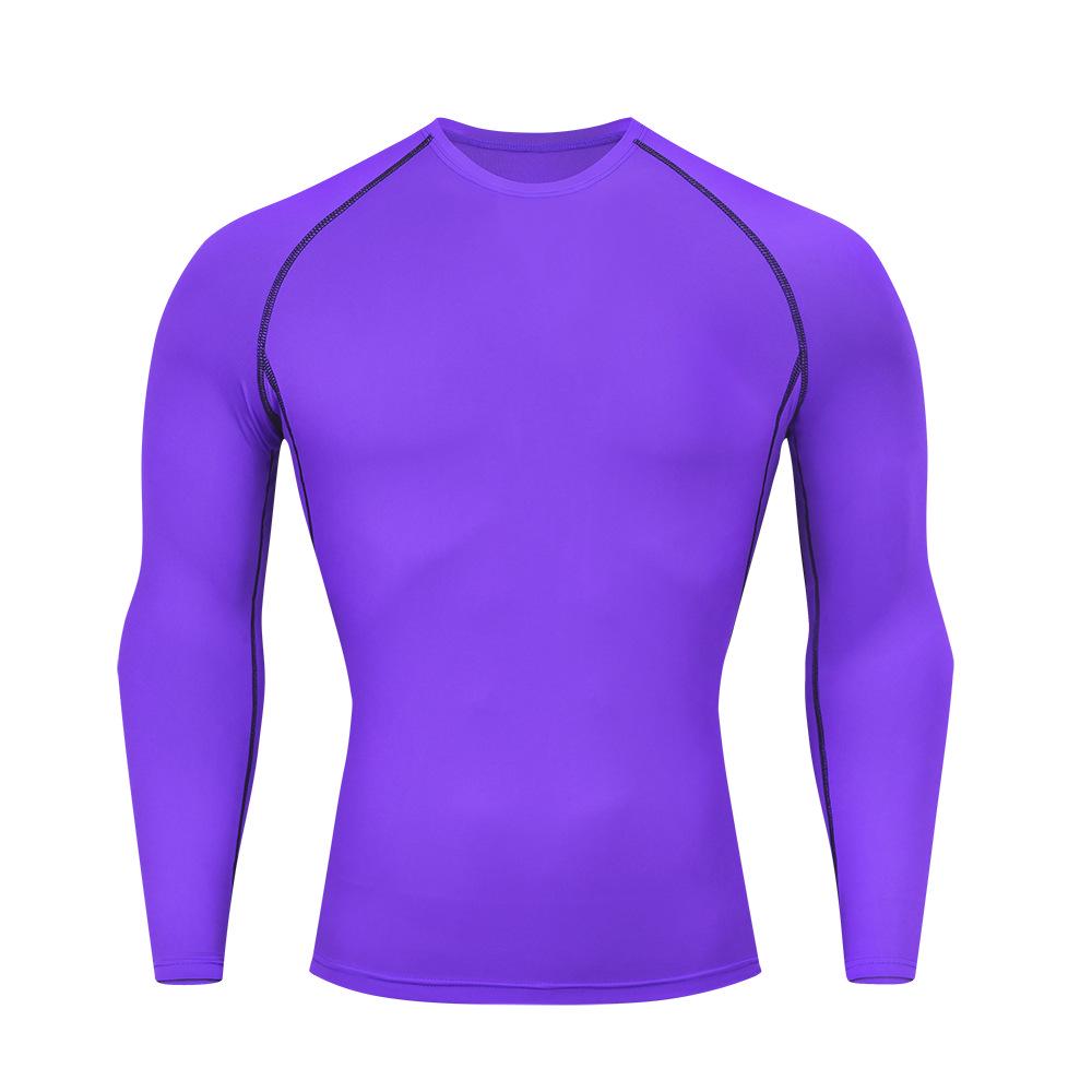 Men's Breathable High-Elastic Quick-Drying Long Sleeve Sports Tights
