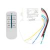 2/3/4 Ways Wall Remote Control Switch 220V ON/OFF Remote Control Kit ABS Flame Retardant Material Nominal 7A Relay