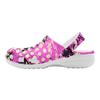 Printed EVA Clogs Women Men Breathable Lightweight Slip On Garden Shoes Beach Pool Bathroom Home Daily Wear Beach Travel Wear