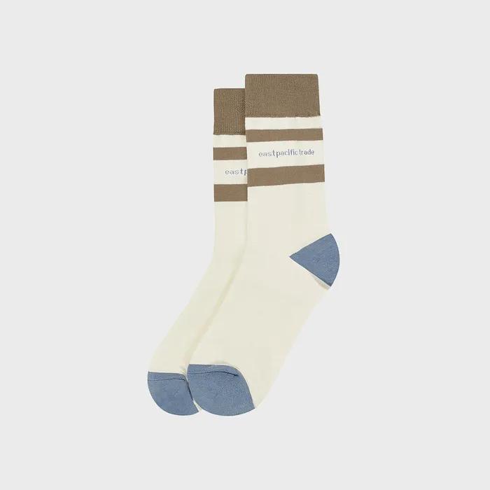 COLOR STRIPED SOCKS (BEIGE)