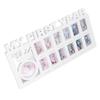 Newborn Photo Frame Durable Polished 12 Small Picture Frames Record Baby"s Monthly Growth Baby